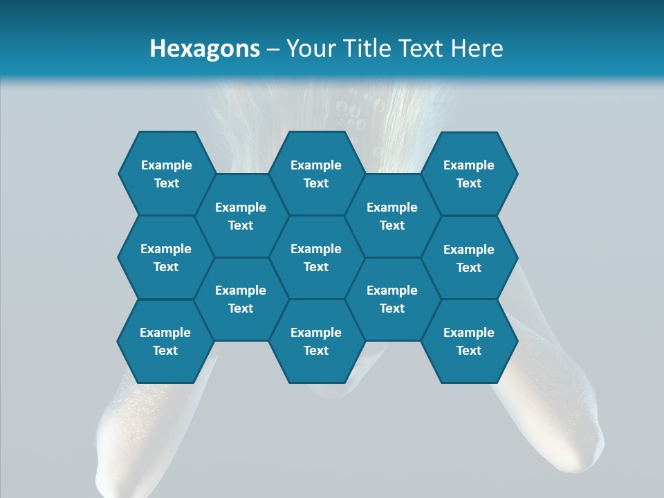 Sea Hair Do Backgrounds PowerPoint Template