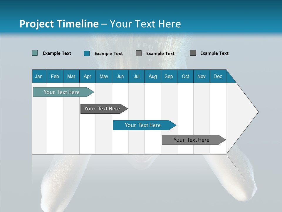 Sea Hair Do Backgrounds PowerPoint Template