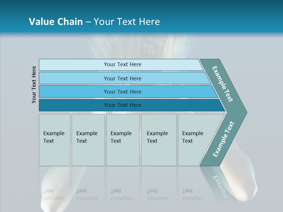 Sea Hair Do Backgrounds PowerPoint Template