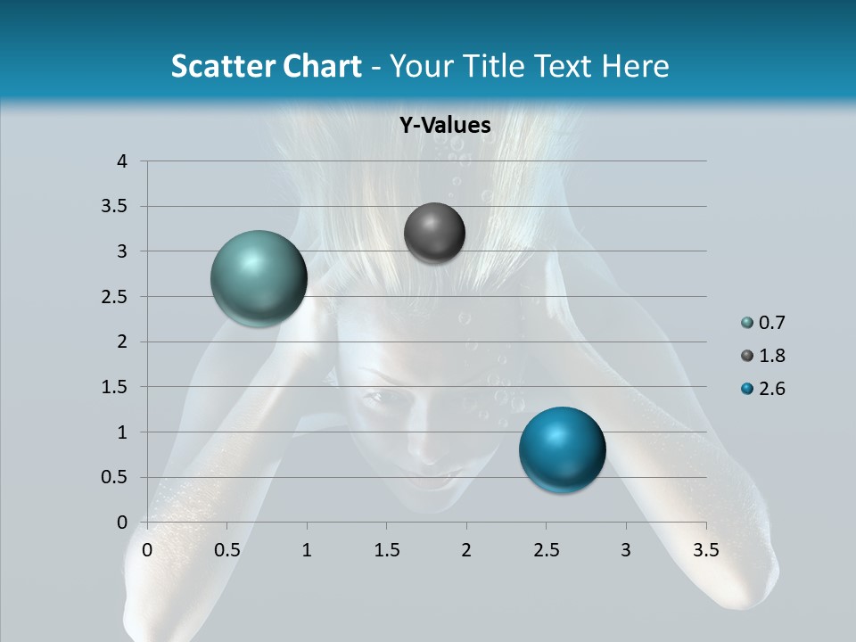 Sea Hair Do Backgrounds PowerPoint Template