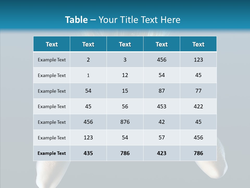 Sea Hair Do Backgrounds PowerPoint Template