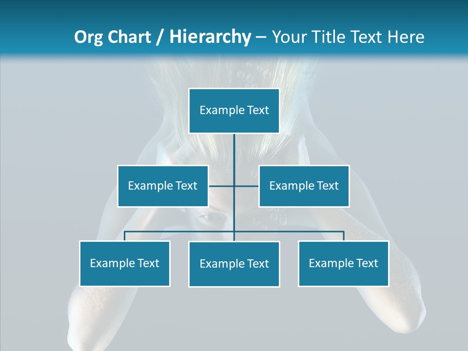 Sea Hair Do Backgrounds PowerPoint Template