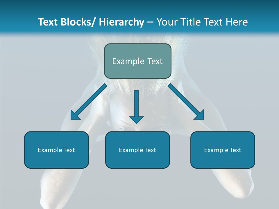 Sea Hair Do Backgrounds PowerPoint Template