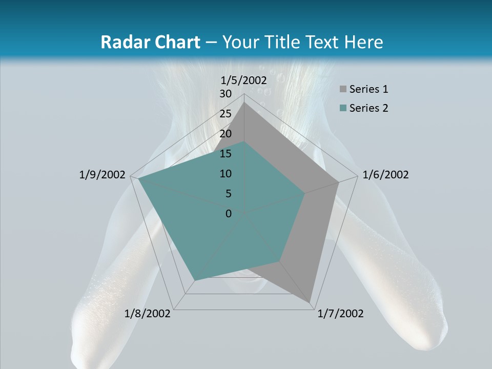 Sea Hair Do Backgrounds PowerPoint Template
