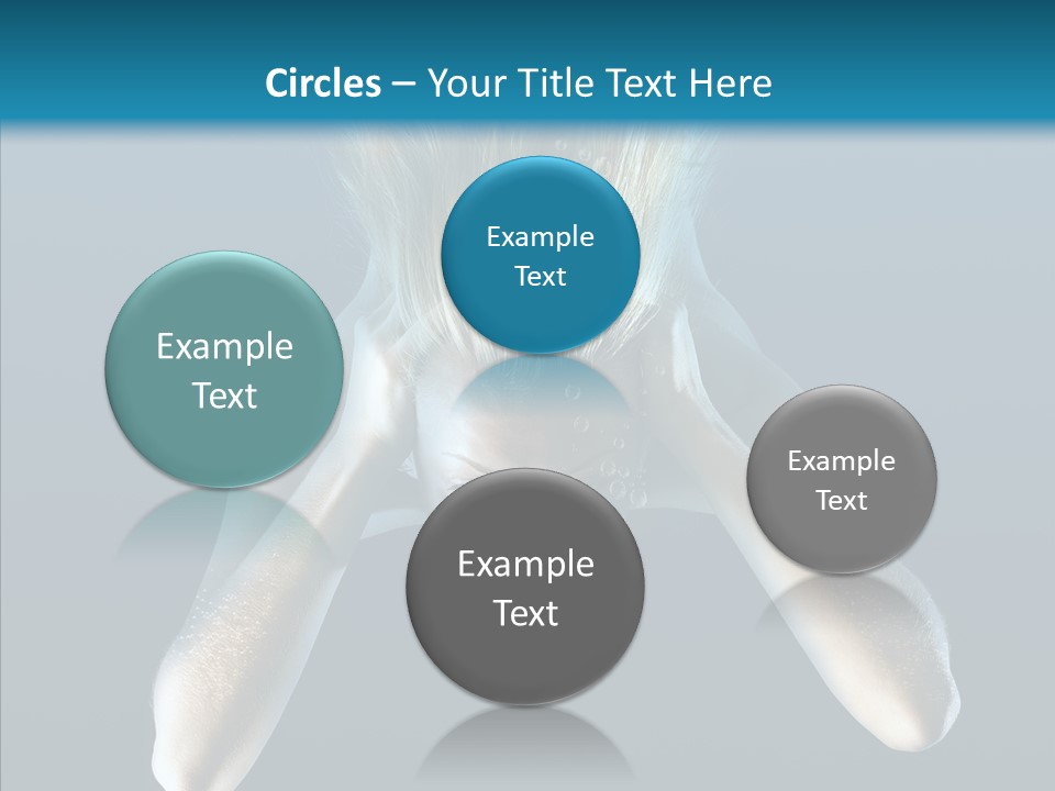 Sea Hair Do Backgrounds PowerPoint Template