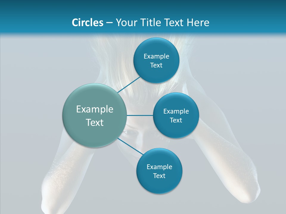 Sea Hair Do Backgrounds PowerPoint Template