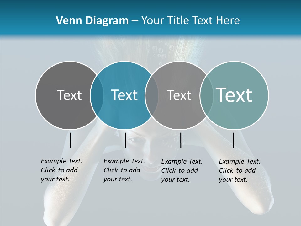 Sea Hair Do Backgrounds PowerPoint Template