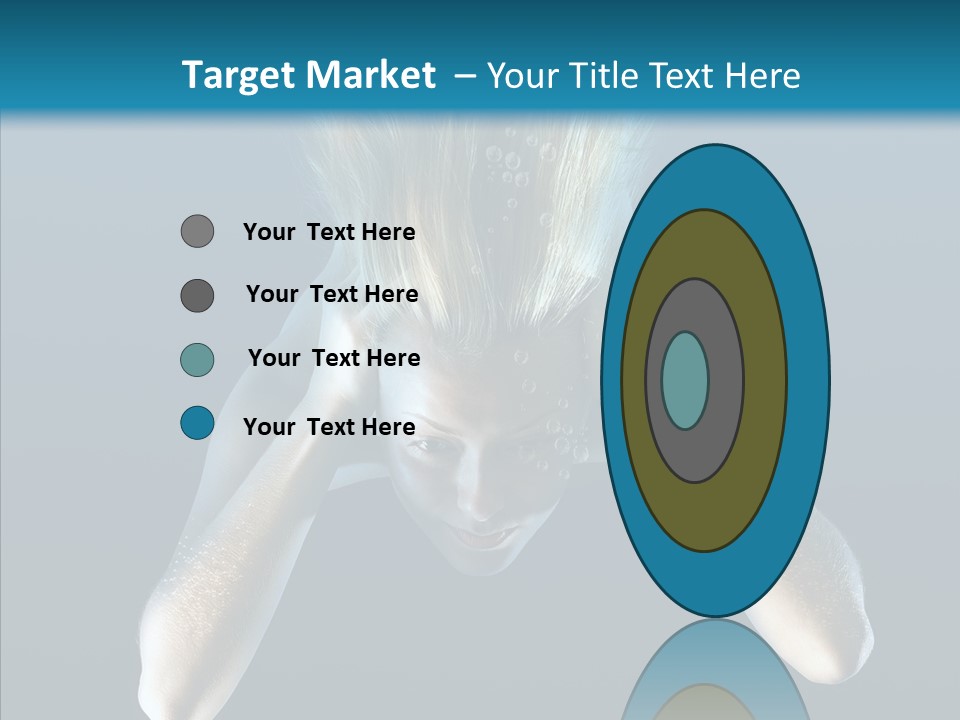 Sea Hair Do Backgrounds PowerPoint Template