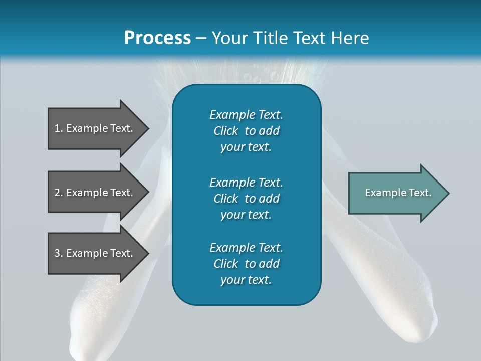Sea Hair Do Backgrounds PowerPoint Template