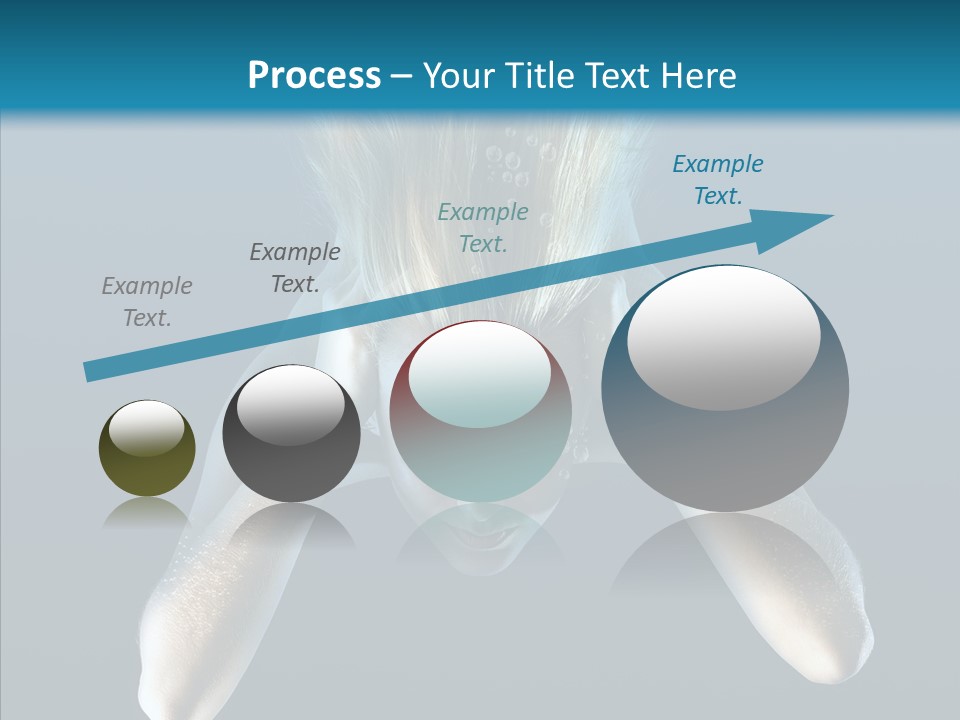 Sea Hair Do Backgrounds PowerPoint Template