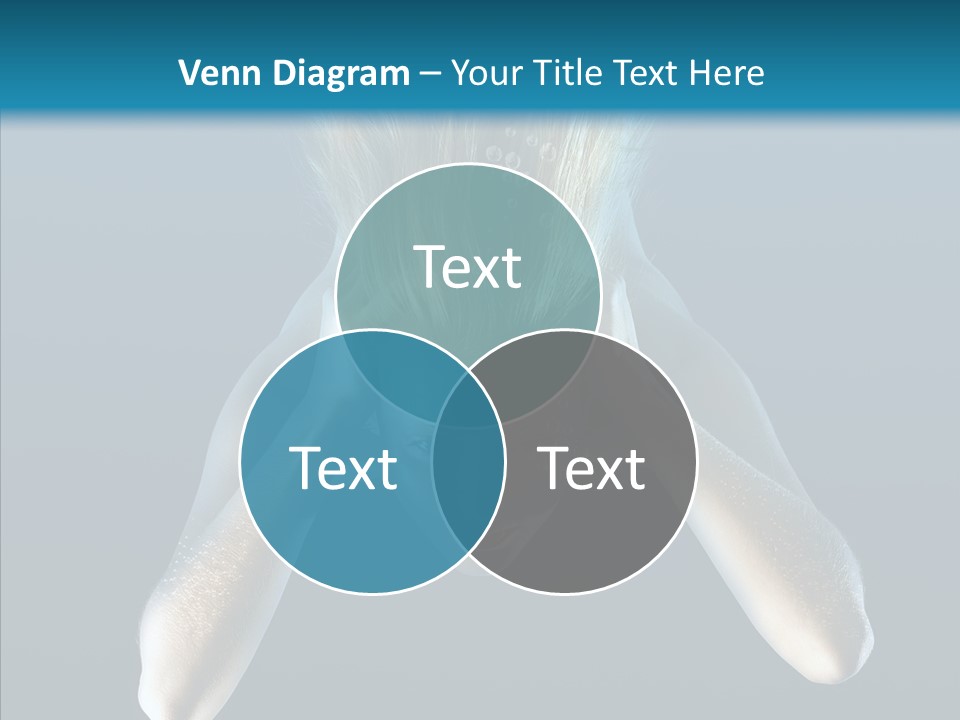 Sea Hair Do Backgrounds PowerPoint Template