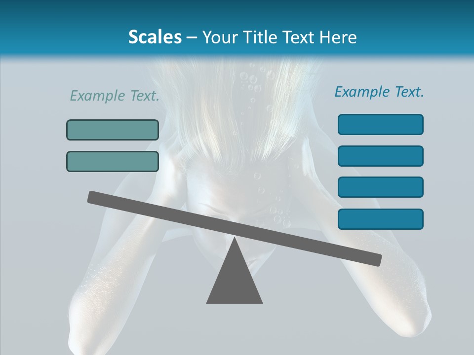 Sea Hair Do Backgrounds PowerPoint Template