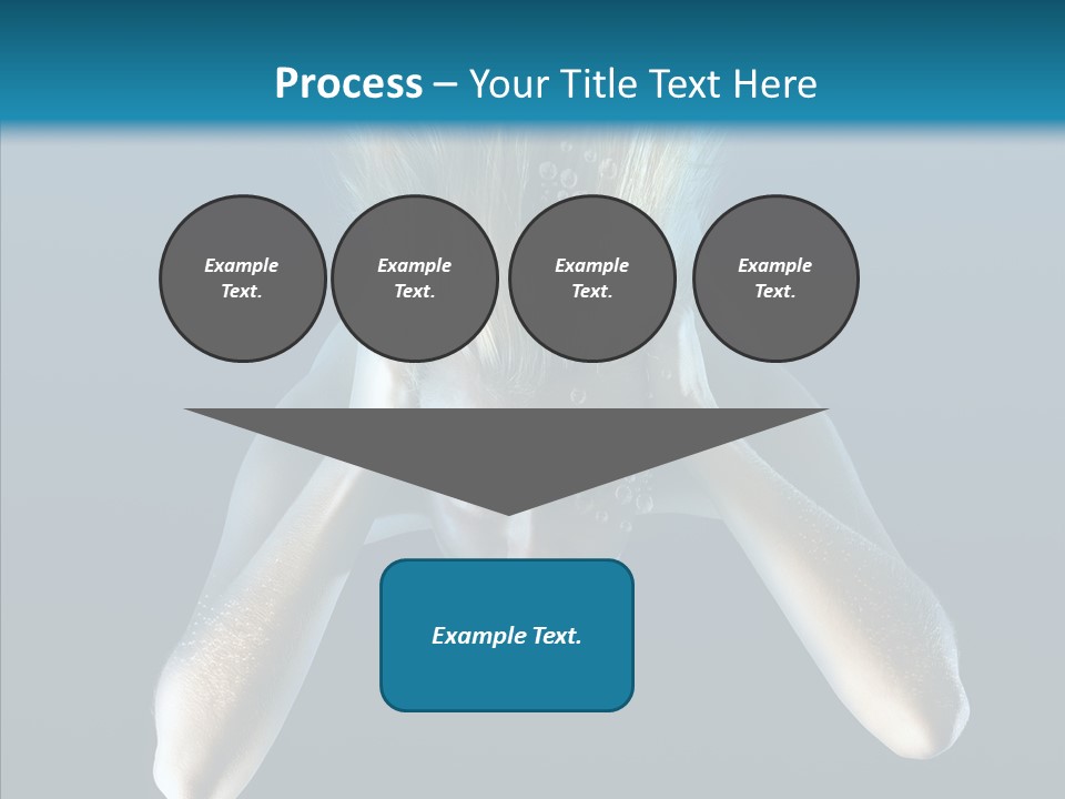 Sea Hair Do Backgrounds PowerPoint Template