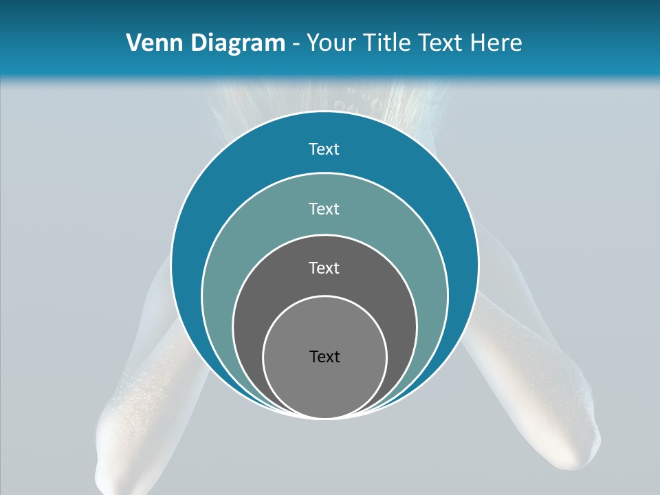 Sea Hair Do Backgrounds PowerPoint Template