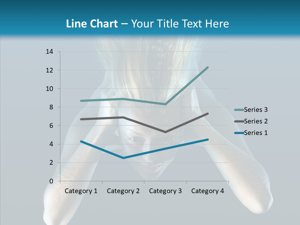 Sea Hair Do Backgrounds PowerPoint Template