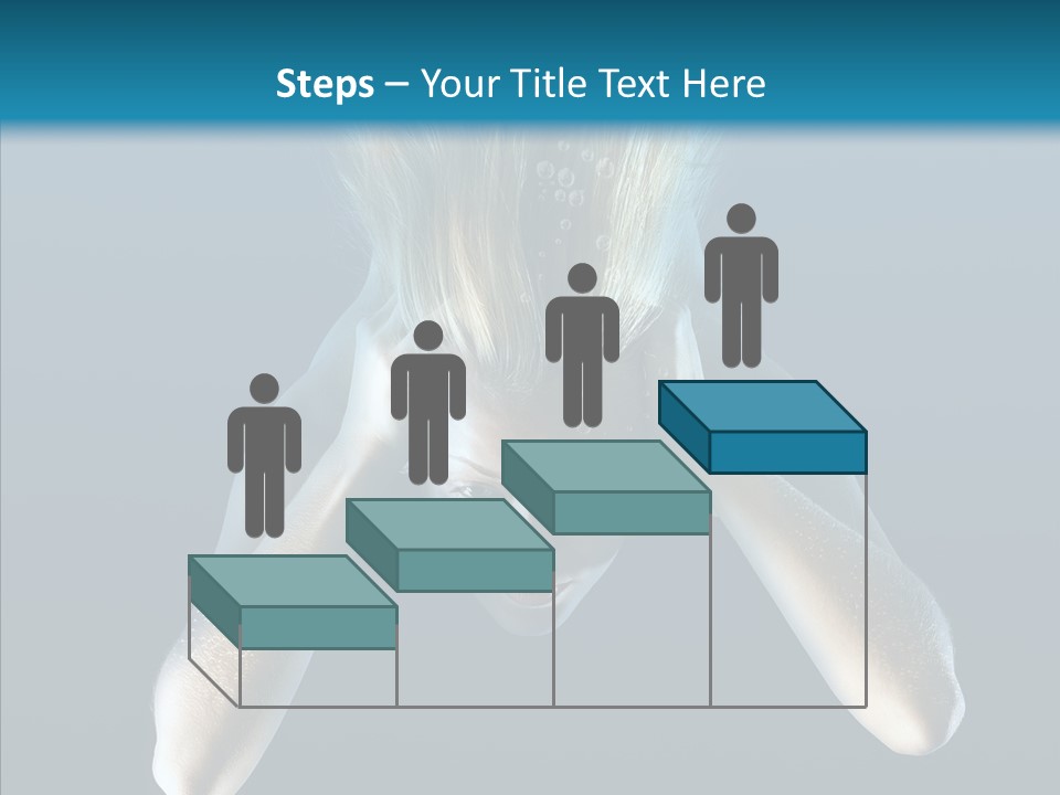 Sea Hair Do Backgrounds PowerPoint Template