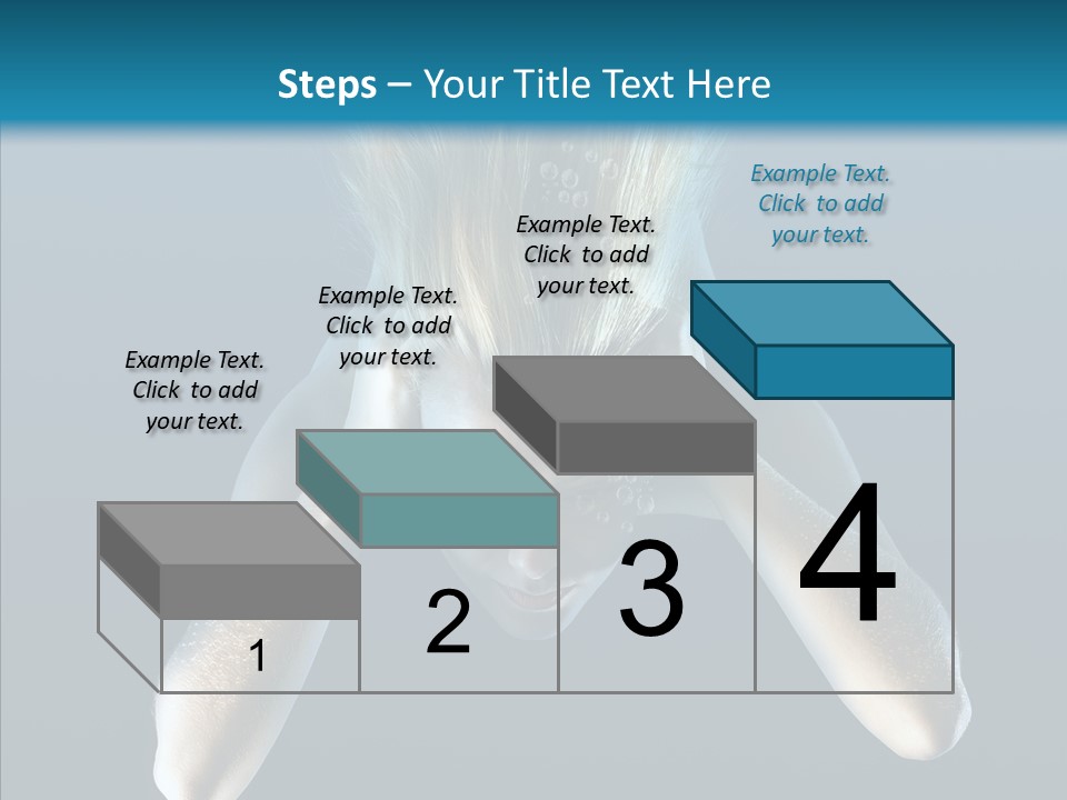 Sea Hair Do Backgrounds PowerPoint Template