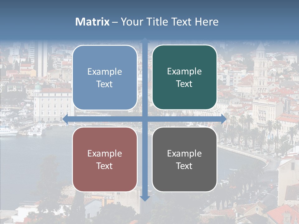 Port Cloud Tourism PowerPoint Template