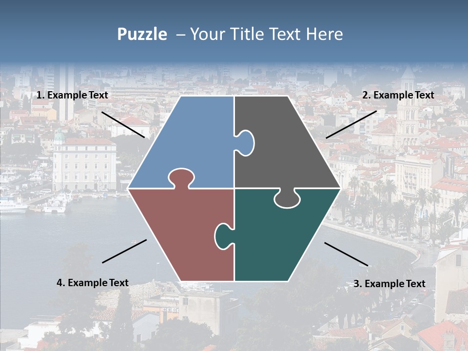 Port Cloud Tourism PowerPoint Template