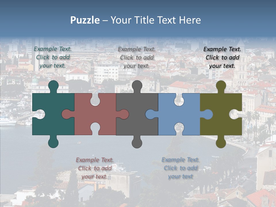 Port Cloud Tourism PowerPoint Template