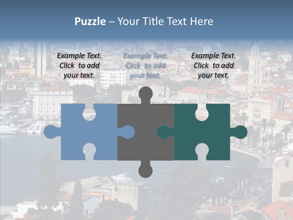 Port Cloud Tourism PowerPoint Template