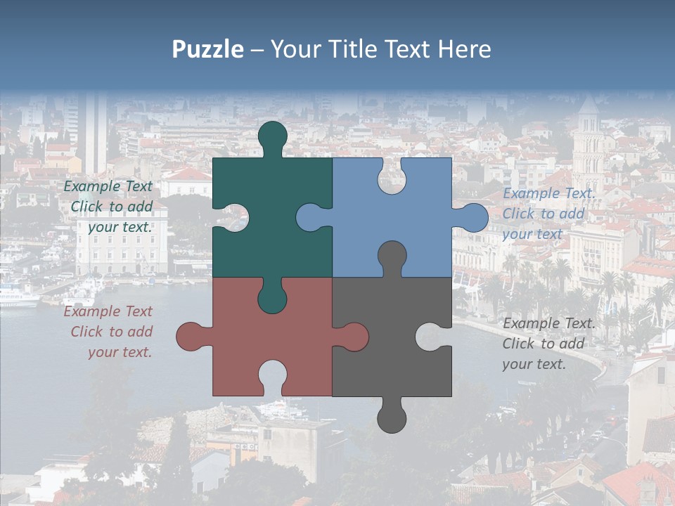 Port Cloud Tourism PowerPoint Template