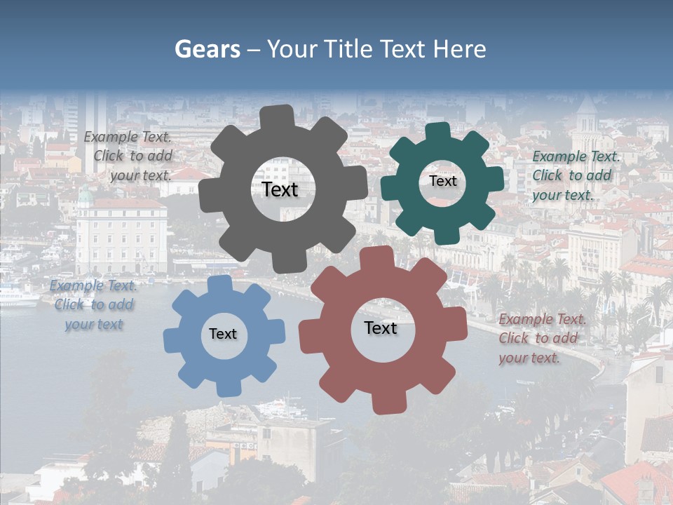 Port Cloud Tourism PowerPoint Template