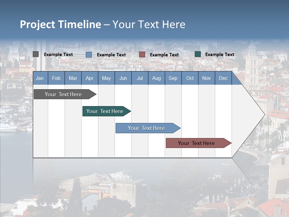 Port Cloud Tourism PowerPoint Template