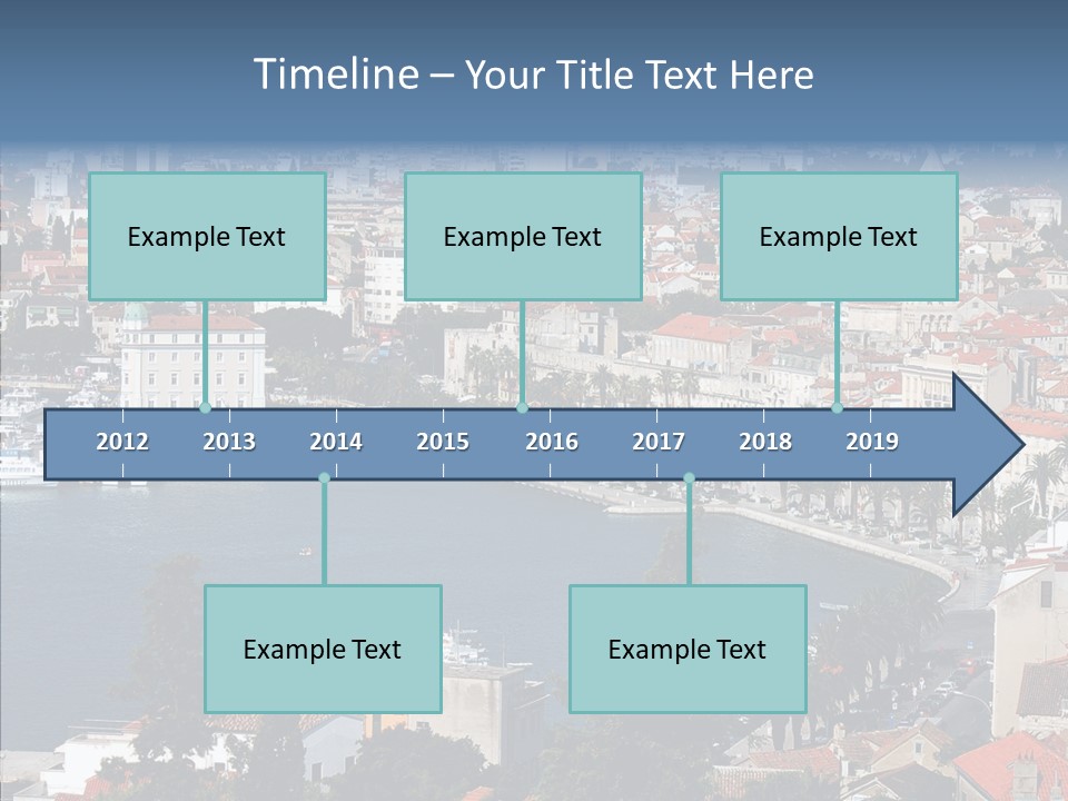 Port Cloud Tourism PowerPoint Template