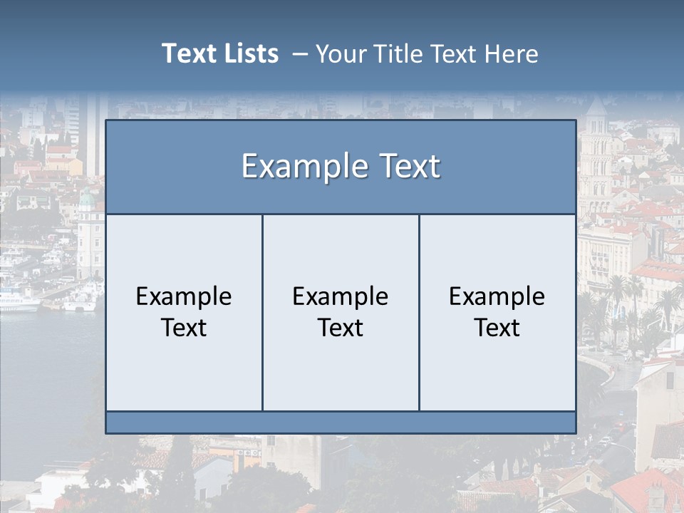 Port Cloud Tourism PowerPoint Template