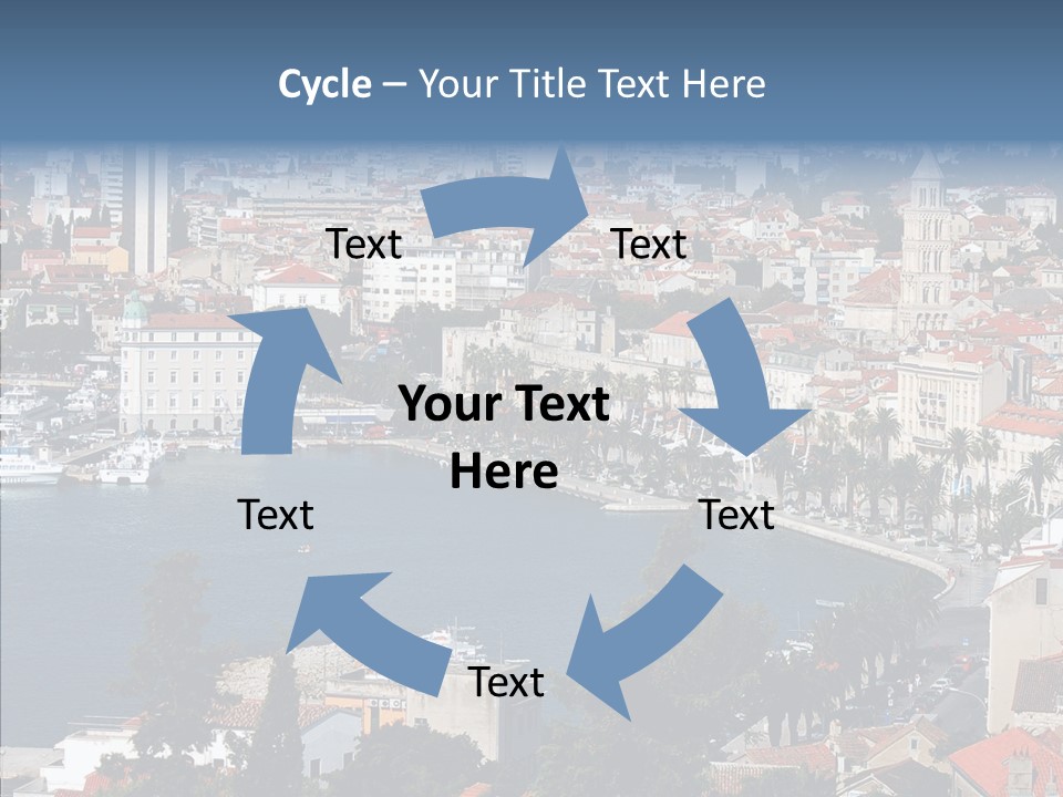 Port Cloud Tourism PowerPoint Template