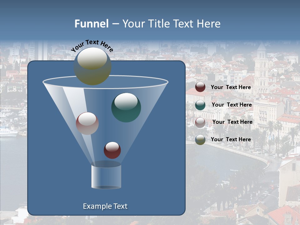 Port Cloud Tourism PowerPoint Template