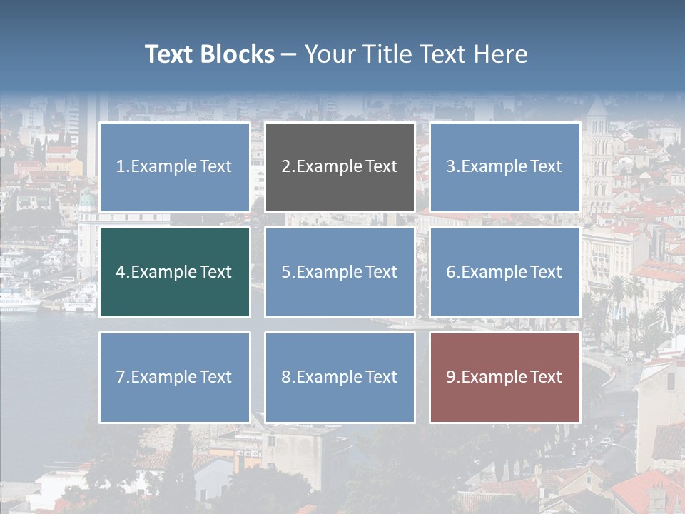 Port Cloud Tourism PowerPoint Template