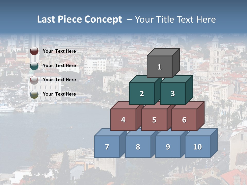 Port Cloud Tourism PowerPoint Template