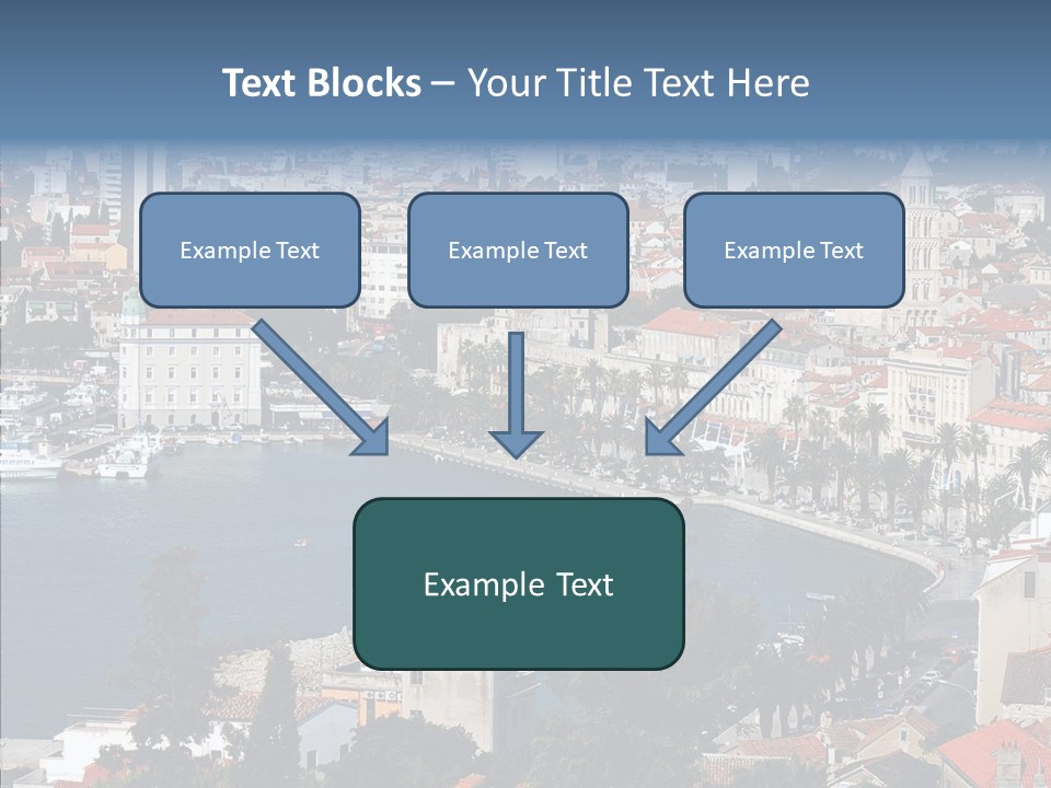 Port Cloud Tourism PowerPoint Template