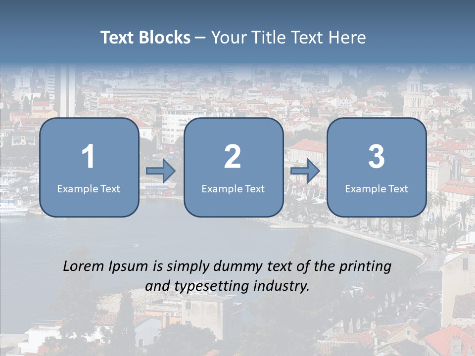 Port Cloud Tourism PowerPoint Template