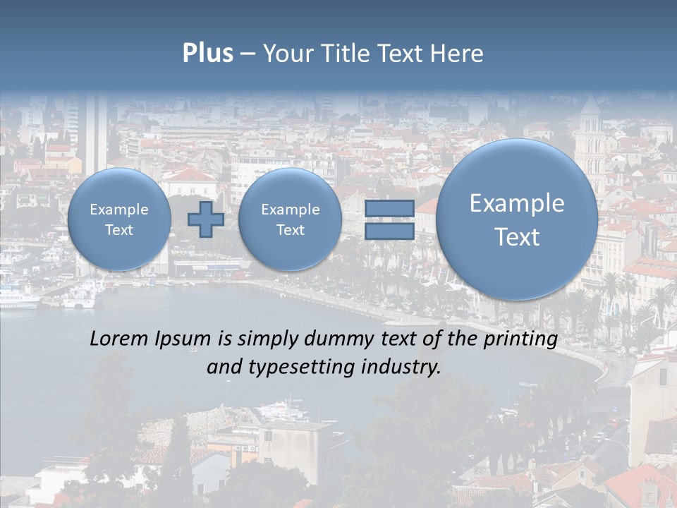 Port Cloud Tourism PowerPoint Template