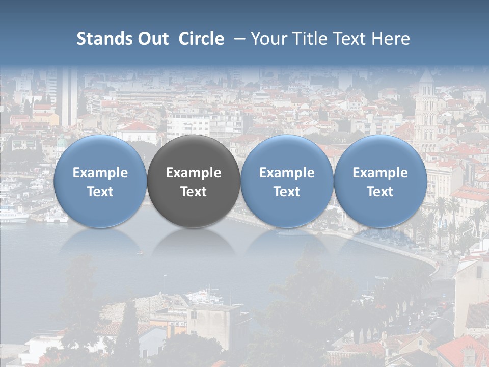 Port Cloud Tourism PowerPoint Template