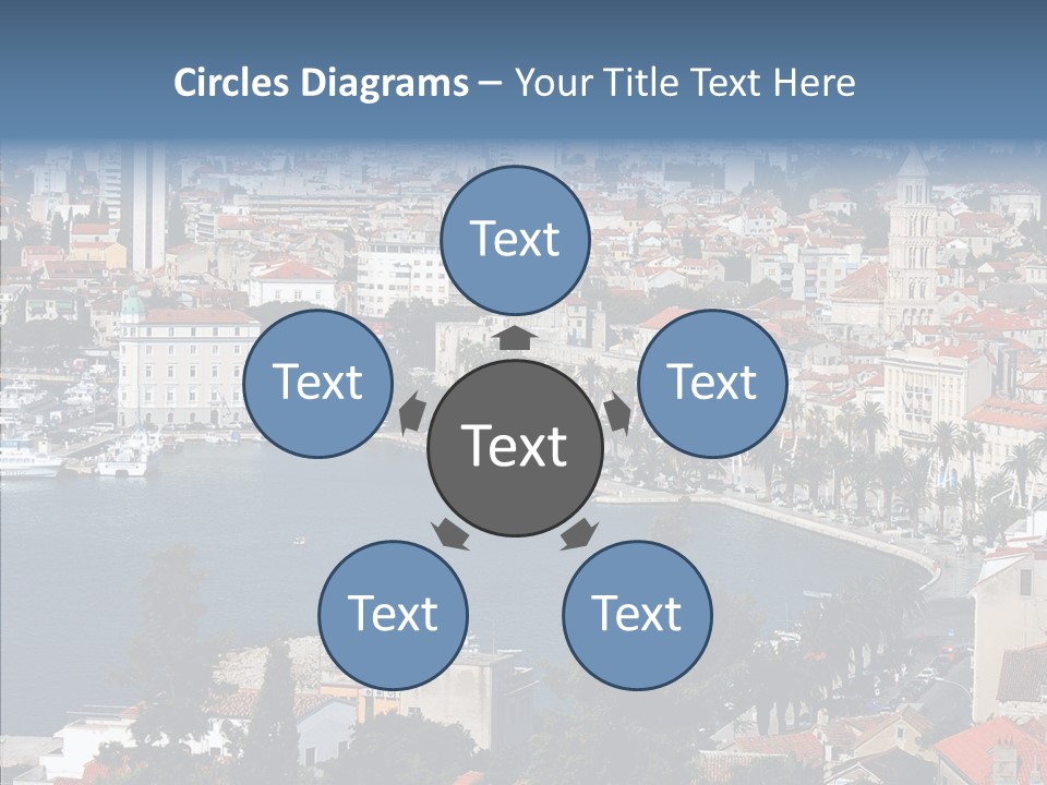 Port Cloud Tourism PowerPoint Template