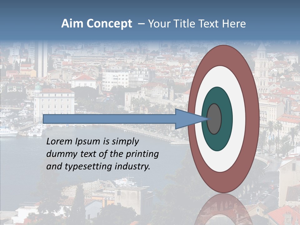 Port Cloud Tourism PowerPoint Template