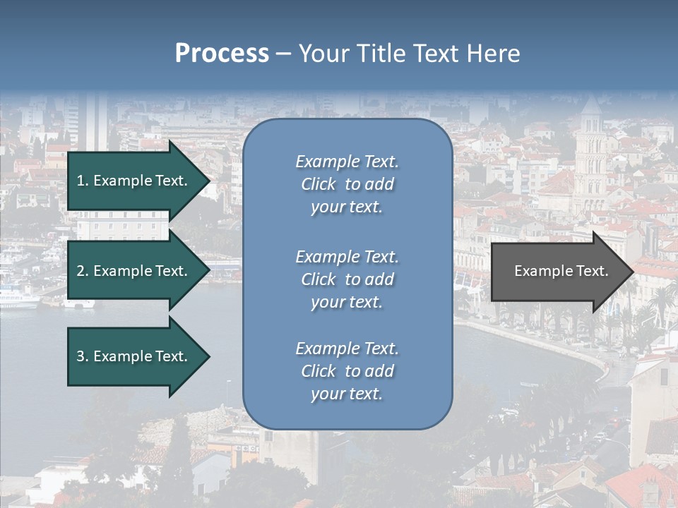Port Cloud Tourism PowerPoint Template