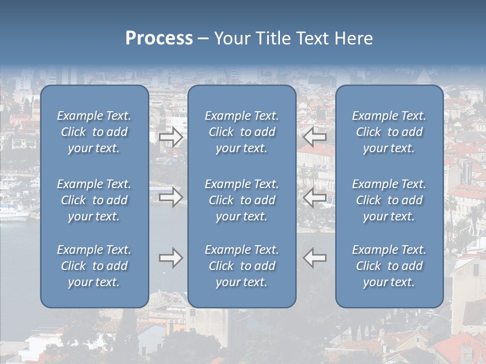 Port Cloud Tourism PowerPoint Template