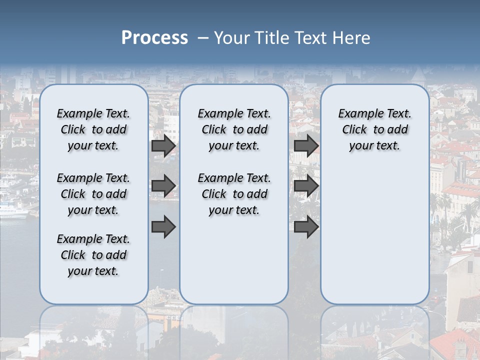 Port Cloud Tourism PowerPoint Template