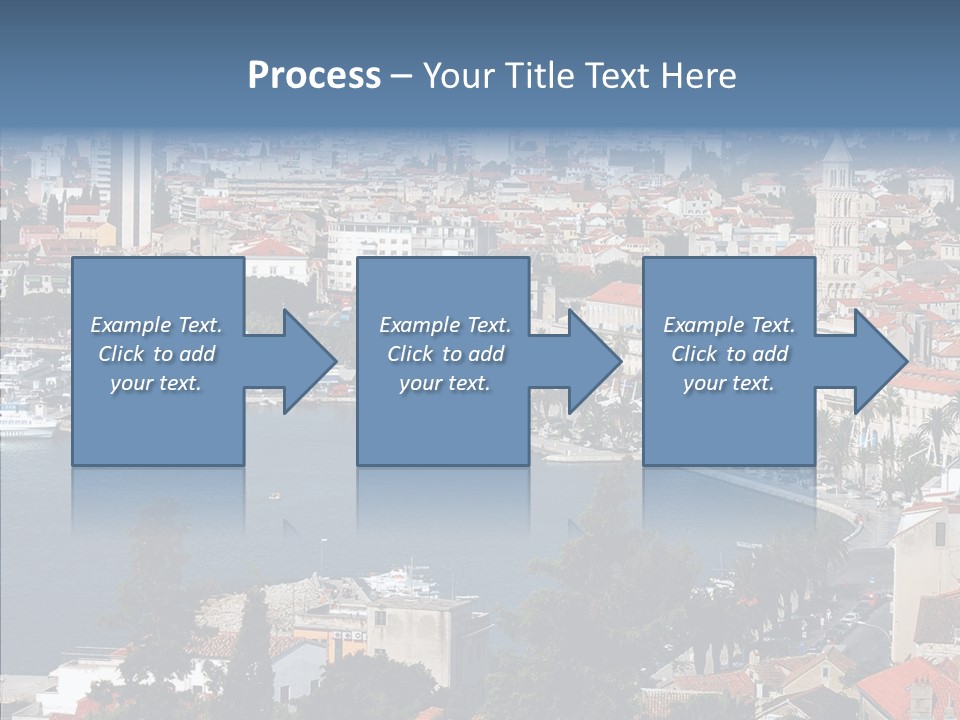 Port Cloud Tourism PowerPoint Template