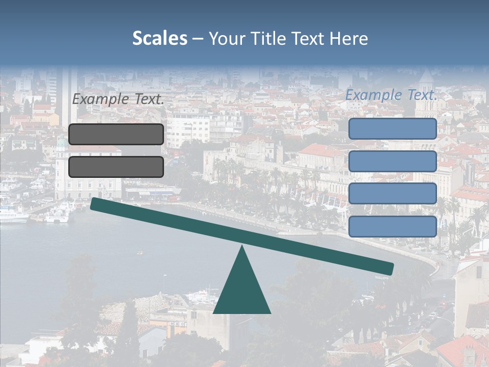 Port Cloud Tourism PowerPoint Template