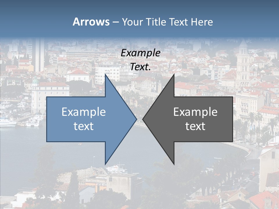 Port Cloud Tourism PowerPoint Template