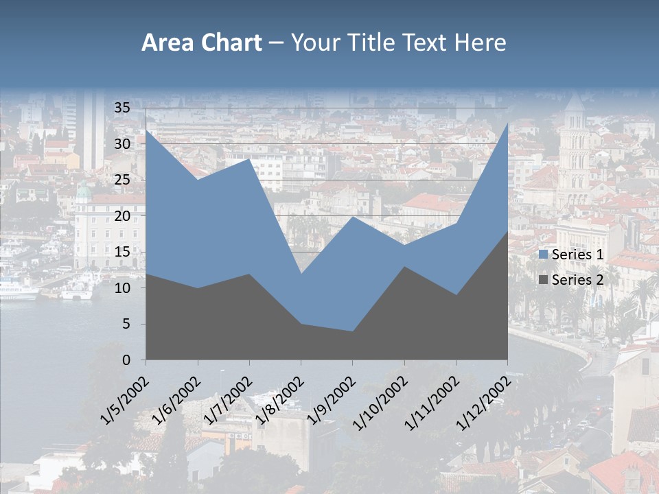 Port Cloud Tourism PowerPoint Template