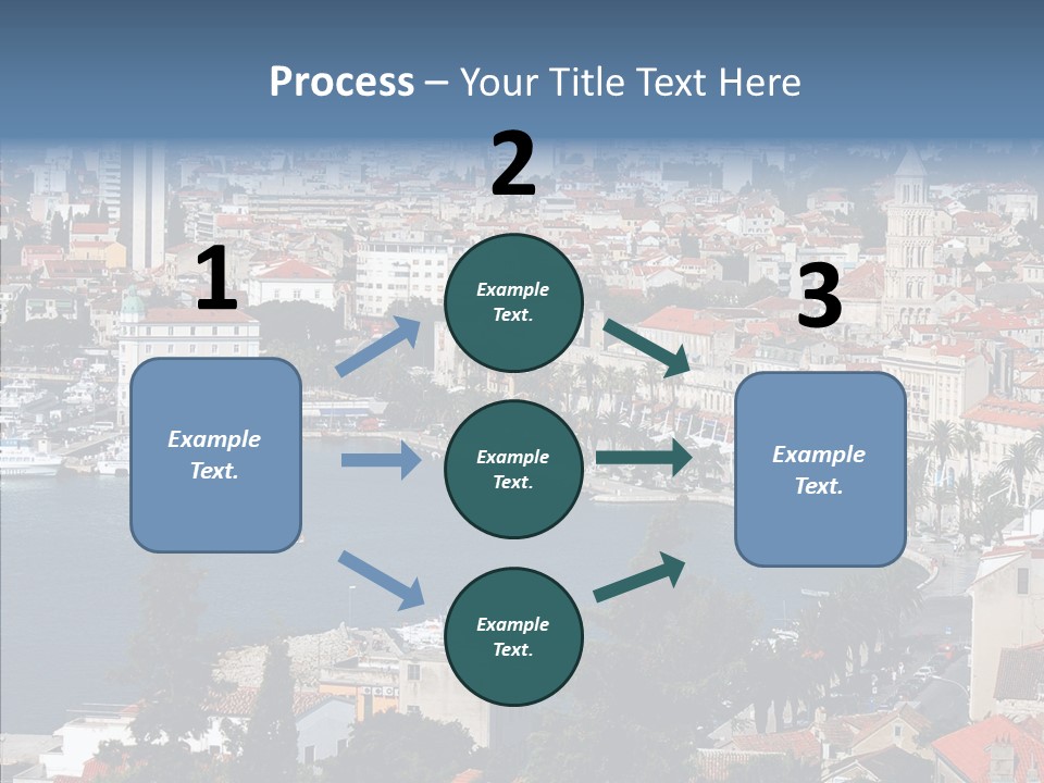 Port Cloud Tourism PowerPoint Template