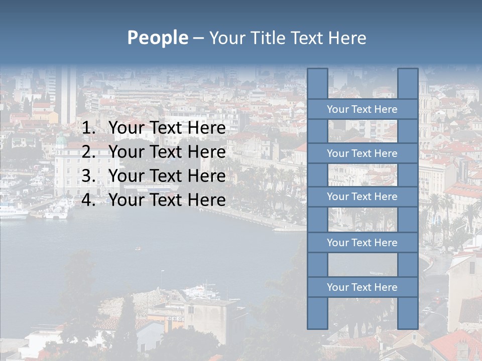Port Cloud Tourism PowerPoint Template