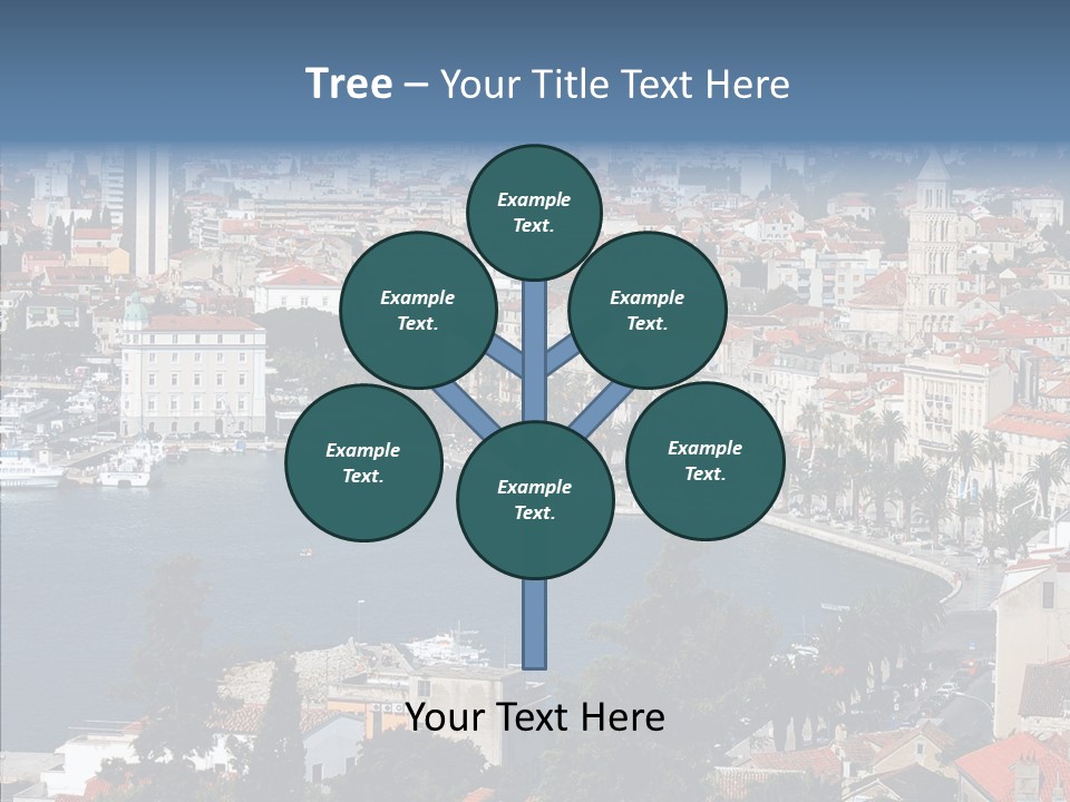 Port Cloud Tourism PowerPoint Template